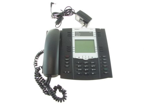 PACKET 8 Black 6755i  4 Call Lines LCD Display Desktop Office Digital Phone