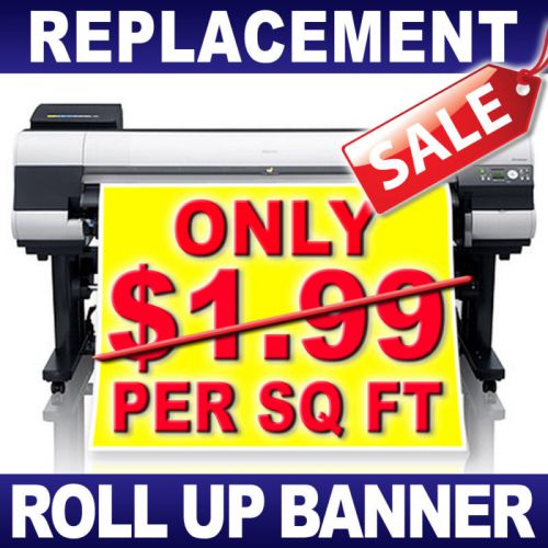 Retractable Roll Up Banner Stand Replacement Graphics Banner Printing Vinyl Sign