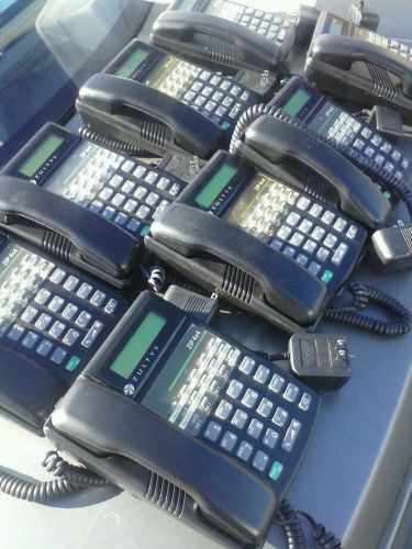 Lot of 8 Zultys ZIP 4x4 Business Display Phones w/Power Adadpter