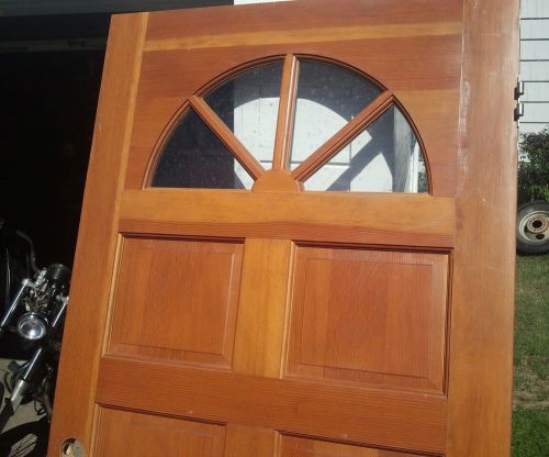 4 Panel Exterior Solid Pine Door 36&#034;x 79&#034;