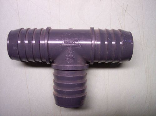 1 SPEARS 1401-015 BARBED BARB INSERT X INSERT TEE 1 1/2&#034; PIPE FITTING