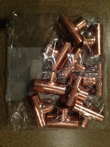 Lot 40 Piece NibCO Copper Tee 1/2 Inch CxCxC Plumbing 11662 CLC611 Priority Mail