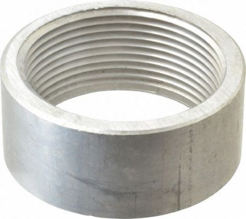 Aluminum 2 npt pipe thread female half merchant coupling weld bung tank for sale