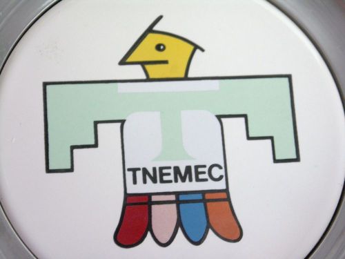 TNEMEC Industrial Coatings pewter aztec thunderbird advertising plate Wilton USA