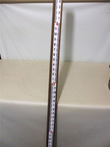 DAVID WHITE 9’ 6in Wooden Transit Survey Grade Rod Measuring Stick