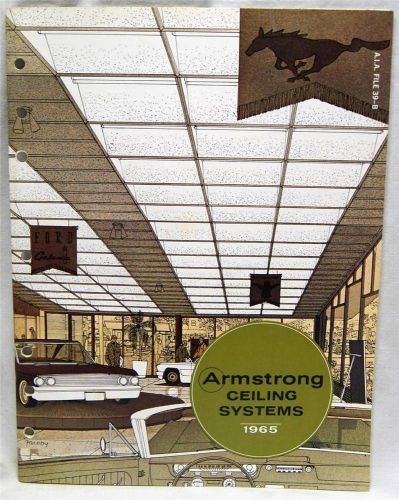 ARMSTRONG COMMERCIAL &amp; BUSINESS CEILINGS ADVERTISING CATALOG 1965 VINTAGE