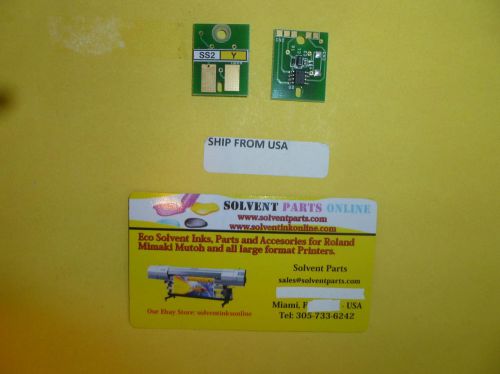 Chip permanent for Mimaki JV3 SS2 auto reset color Yellow