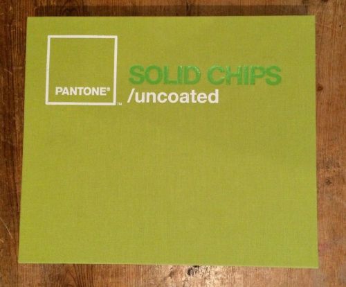 PANTONE Solid Chips/ uncoated Binder