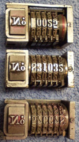 Letterpress Number Machines