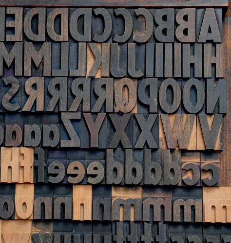 letterpress wood printing blocks 154pcs 1.42&#034; tall alphabet wooden type woodtype