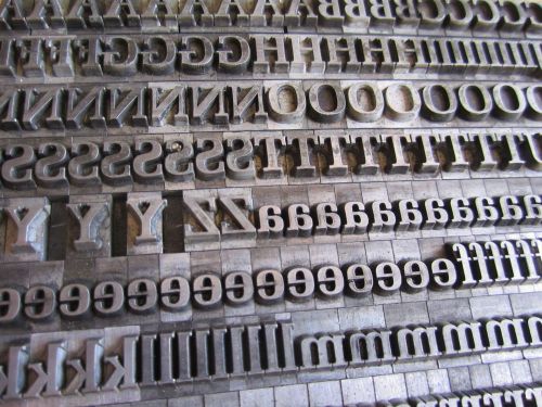 24pt. Melinor Semi Bold.  Large set. CAPS, Lower Case, numbers, COMPLETE SET.