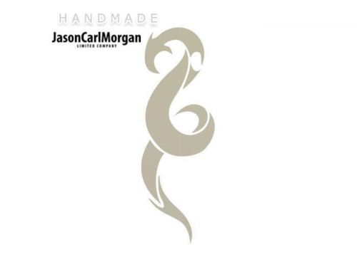 JCM® Iron On Applique Decal, Chinese Dragon Silver
