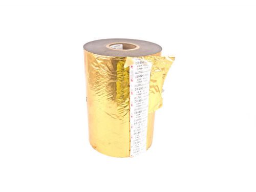 Itw foils ds-336-005 12&#034;x6500&#039; gold stamping printing hot foil roll 3&#034; core for sale