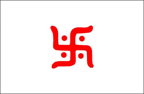 2X Swastik Powerful Symbol of Hindu&#039;s Religious Funny Car Decal Sticker -198
