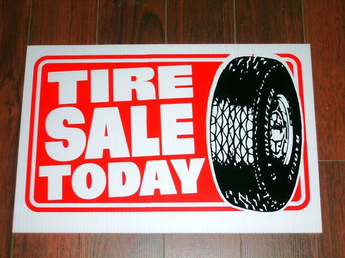 Auto Repair Shop Sign: TIRE SALE TODAY