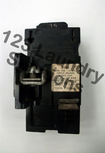 ITE Pushmatic Circuit Breaker 1 Pole Unit 20/240vac P115 Used