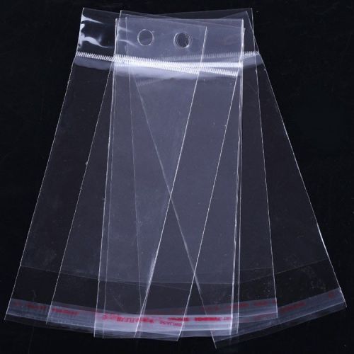 100pcs opp clear plastic bag Packaging Poly Self Adhesive jewelry bags 6&#034;X2.6&#034;