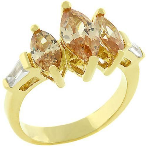Champagne Wishes Ring (Size: 09) Icon Bijoux