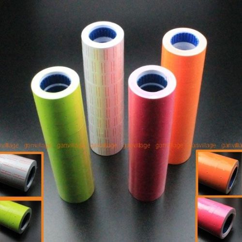 4 colors labels refill for mx5500 price gun white rose red orange lucifer yellow for sale