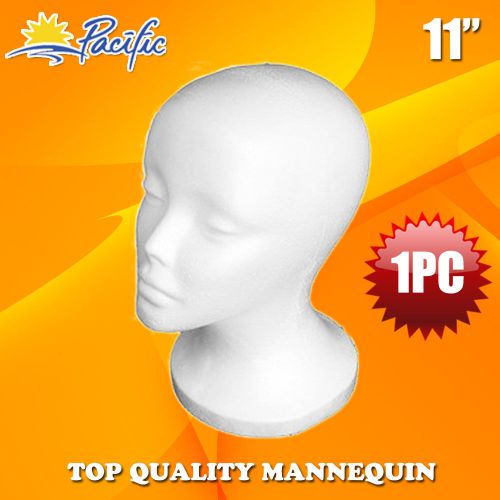 HALLOWEEN 11&#039; STYROFOAM FOAM MANNEQUIN MANIKIN head wig display hat glasses