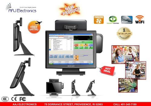 15&#034; All In One Touch Screen POS System Restaurant/ Retail Point Of Sale