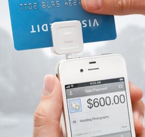Square Reader / Small Mobile Credit Card Accepts Payments-Phone Swipe
