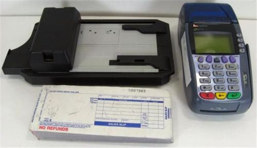 2006 Verifone Omni 3750 Addressograph Bartizan Manual Credit Card Imprinter Slip