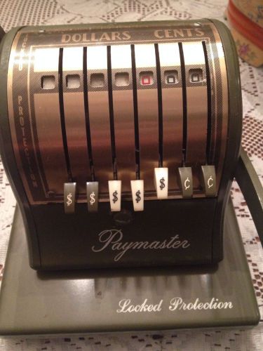 Vintage Paymaster Series 1000 Employee Payment Machine