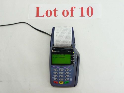 LOT 10 VERIFONE VX510 OMNI 5100 POS POINT SALE DUAL COMM IP CREDIT CARD TERMINAL