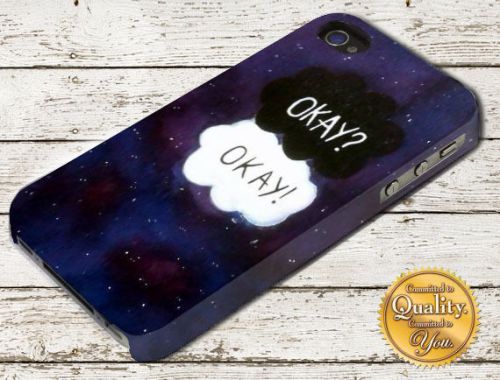 Okay Okay John Green Nebula Quote iPhone 4/5/6 Samsung Galaxy A106 Case