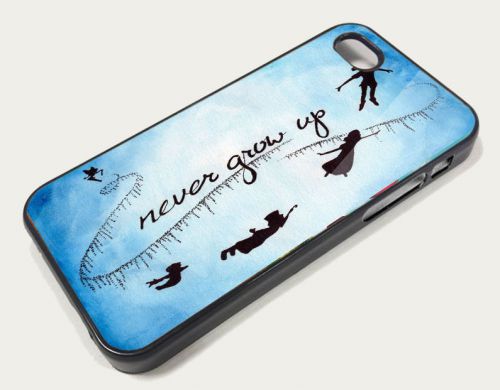 Peter Pan Never Grow New Hot Item Cover iPhone 4/5/6 Samsung Galaxy S3/4/5 Case