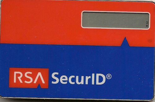 LOT 4 RSA Brand SecurID Authenticators Security ID Identity Cards Expired used