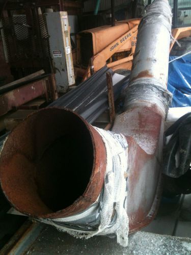 Sawdust blower pipe sweep elbow material handler 11 3/4&#034; OD