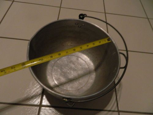 11 QT Wear Ever Aluminum Kitchen camping Pot Farm Bucket Pail # 123 Pour Spout