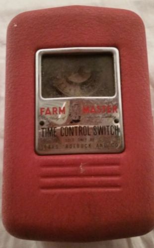 Vintage FARM MASTER Poultry Time Switch Model 920 1623 Sold by Sears Roebuck