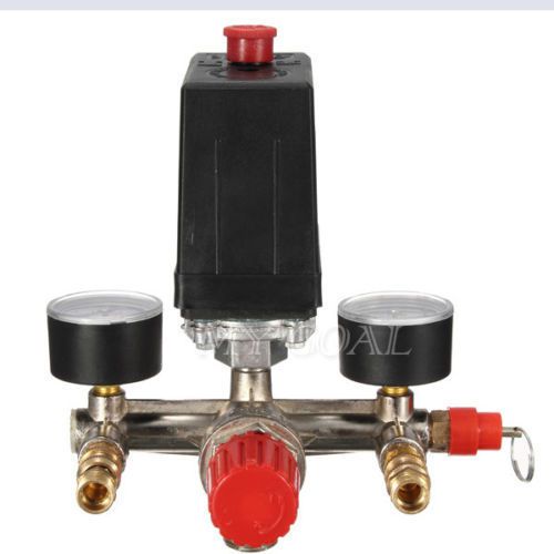Air compressor pump pressure switch control heavy duty + valve gauges regulator for sale