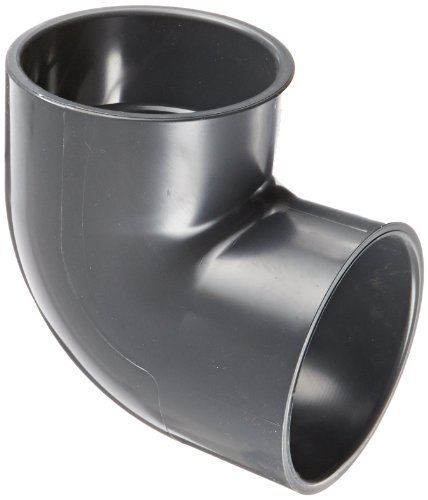 Spears 806 Series PVC Pipe Fitting, 90 Degree Elbow, Schedule 80, 6&#034; Socket