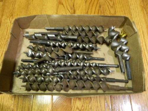one lot of greenlee drill bits