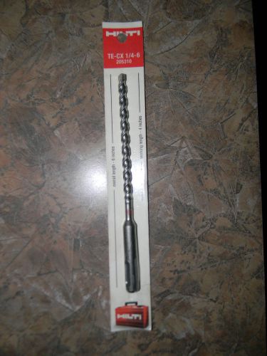 HILTI TE-CX 1/4-6 SDS SHANK BIT NEW IN PACKAGE 205310 HIGH QUALITY INDUSTRIAL