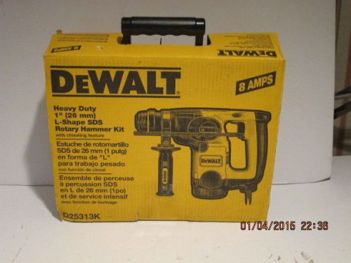 Dewalt d25313k 1&#034; 3-mode rotary sds-plus combination hammer-2012- f/ship nisb!! for sale