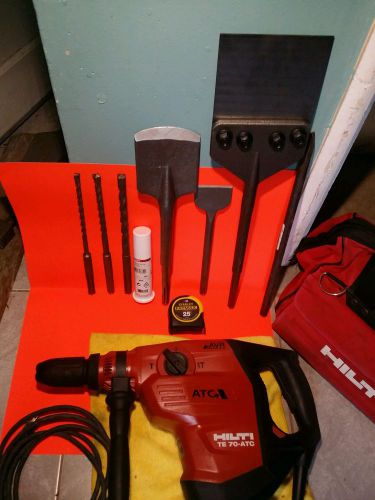 HILTI TE 70-ATC-AVR- PREOWNED,DISPLAY MODEL- MAKE ME OFFER@, LOTS EXTRAS