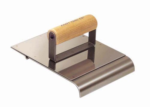 Concrete edger &amp; groover stainless steel  6&#034; x 8&#034; 11166 for sale