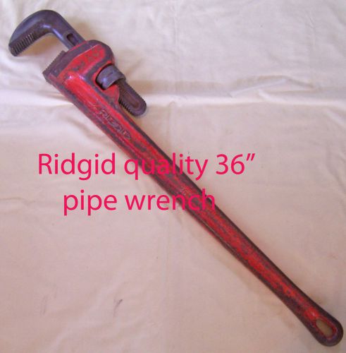 36 inch ridgid pipe wrench for sale