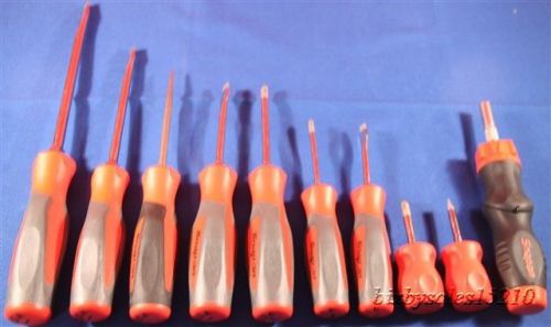 Snap-on screwdrivers  10 piece set for sale