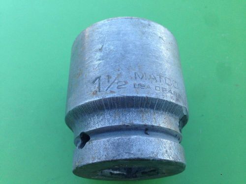 Vintage  matco #op486  3/4&#034; drive 1-1/2&#034;       6 point impact socket for sale