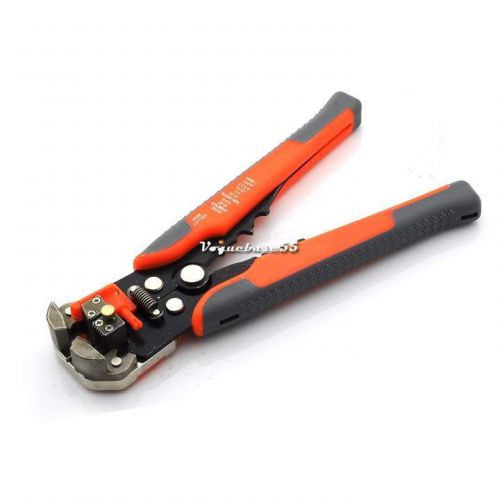 Automatic wire crimper stripper tool long nose side cutter pliers kit red ve4a for sale
