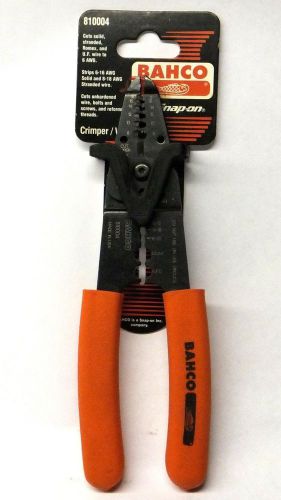 Bahco Crimper/Wire Stripper, 6-16AWG Solid, 8-18AWG Stranded 810004
