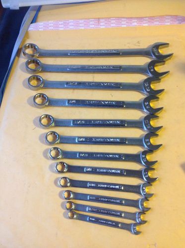 Craftsman VV Series Combination Wrenches Excellent condition 5/16&#034; - 15/16&#034; USA