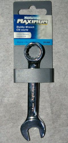 14mm  stubby short metric wrench  - mastercraft maximum. for sale