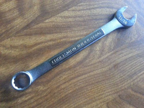 Craftsman industrial part # 23437, 12 pt, combination wrench 11/16&#034;, 8-13/16 oal for sale
